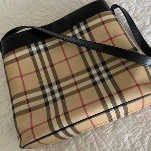 Burberry Classic Nova Check Canvas Coated Handbag